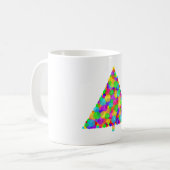 Mug Arbre de Noël Bokeh (Devant gauche)