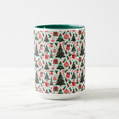 Mug Arbre de Noël, cadeaux, sucre de canne (Centre)
