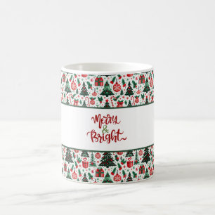 Mug Arbre de Noël, cadeaux, sucre de canne