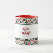 Mug Arbre de Noël, cadeaux, sucre de canne (Centre)