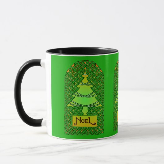 Mug Arbre de Noël celtique (Gauche)