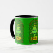 Mug Arbre de Noël celtique (Devant gauche)