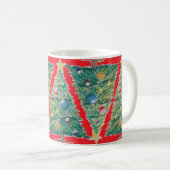 Mug Arbre de Noël Coloré (Devant droit)