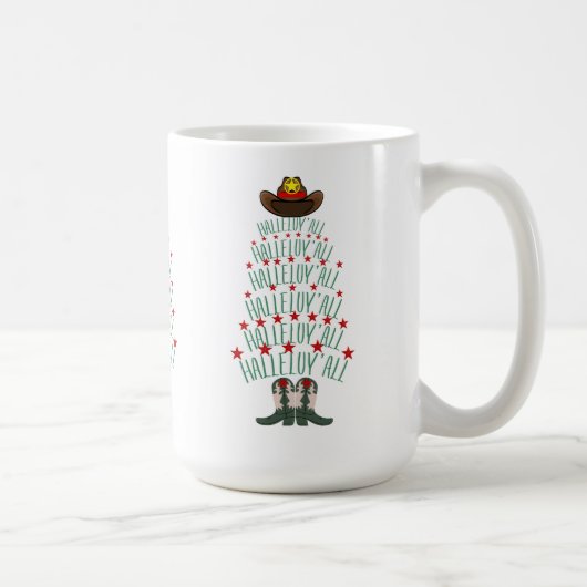 Mug Arbre de Noël Cowboy 2024 (Droite)