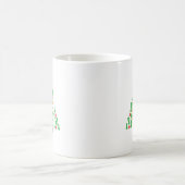 Mug Arbre de Noël de la pièce d'échecs (Centre)