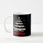 Mug Arbre de Noël de l'avion Joyeux Noël les plus prob (Gauche)