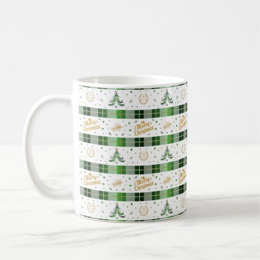 Mug Arbre de Noël de l'avocat - Scales de justice (Gauche)