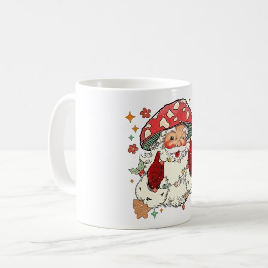 Mug Arbre de Noël de l'excavatrice de construction pou (Devant gauche)