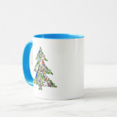 Mug Arbre de Noël de perroquet (Devant gauche)