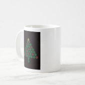 Mug Arbre de Noël de Shell de fusil de chasse (Devant gauche)