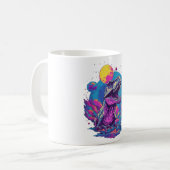 Mug Arbre de Noël Dinosaure Plaid Buffle Trex Dinosaur (Devant gauche)