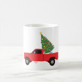 Mug Arbre de Noël du camion de ramassage (Centre)