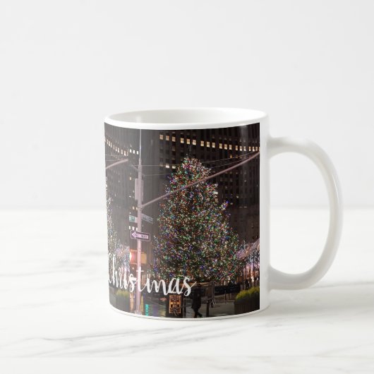 Mug Arbre de Noël du Rockefeller Center de New York (Droite)