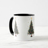 Mug Arbre de Noël élégant (Devant gauche)