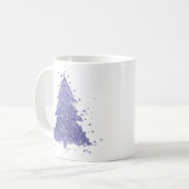 Mug Arbre de Noël élégant | Charming Lavender Purple (Devant gauche)