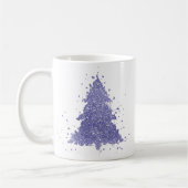 Mug Arbre de Noël élégant | Charming Lavender Purple (Gauche)
