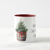 Mug Arbre de Noël en baril (Centre)