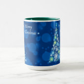 Mug Arbre de Noël en flocons de neige. (Centre)
