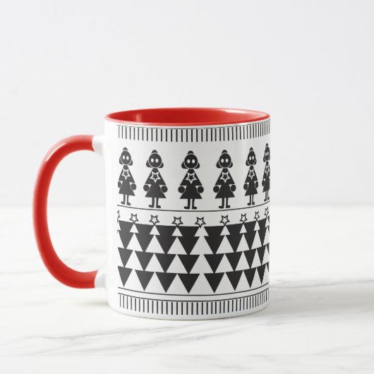 Mug Arbre de Noël et chants (Gauche)