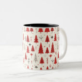 Mug Arbre de Noël Festif (Devant droit)