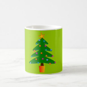 Mug Arbre de Noël Festif Vert