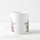 Mug Arbre de Noël Festif Vintage (Centre)