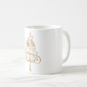 Mug Arbre de Noël Gold (Devant droit)