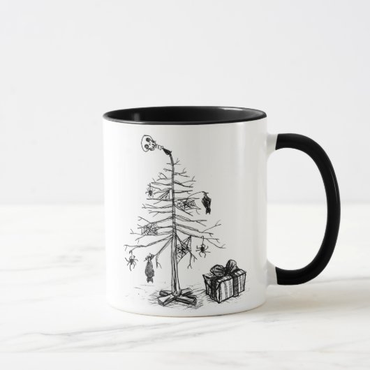 Mug Arbre de Noël gothique (Droite)