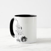 Mug Arbre de Noël gothique (Devant gauche)
