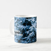 Mug Arbre de Noël hivernal neige (Devant gauche)