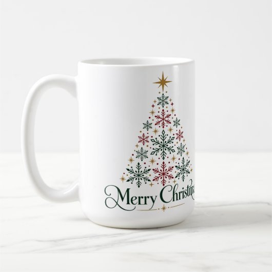 Mug Arbre de Noël Joyeux (Gauche)
