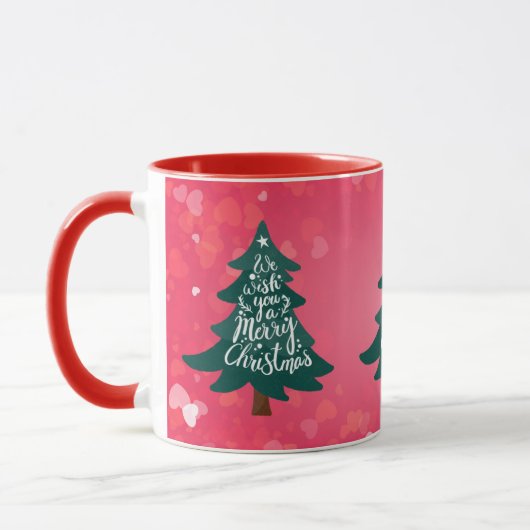 Mug Arbre de Noël Joyeux (Gauche)