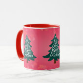 Mug Arbre de Noël Joyeux (Devant gauche)
