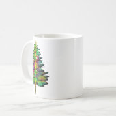 Mug Arbre de Noël Libellule Noël Libellule (Devant gauche)