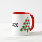 Mug Arbre de Noël mécanique (Devant droit)