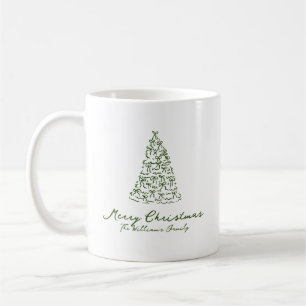 Mug Arbre de Noël moderne