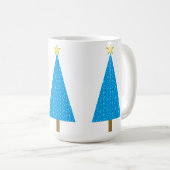 Mug Arbre de Noël moderne (Devant droit)