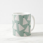 Mug Arbre de Noël Motif Sage Green (Devant droit)