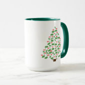 Mug Arbre de Noël musical (Devant droit)