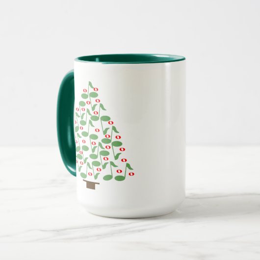 Mug Arbre de Noël musical (Devant gauche)