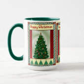 Mug Arbre de Noël, Noël heureux (Gauche)