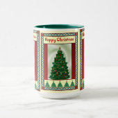 Mug Arbre de Noël, Noël heureux (Centre)