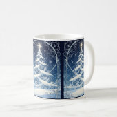 Mug Arbre de Noël orné exquis (Devant droit)