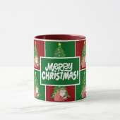 Mug Arbre de Noël | PÈRE NOËL | vert rouge (Centre)