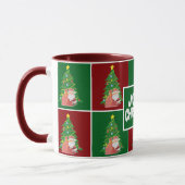 Mug Arbre de Noël | PÈRE NOËL | vert rouge (Gauche)