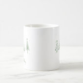 Mug Arbre de Noël personnalisé (Centre)