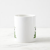 Mug Arbre de Noël personnalisé Nom personnalisé (Centre)