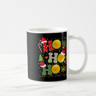 Mug Arbre de Noël Pickleball Ho Ho Père Noël Lights Xm
