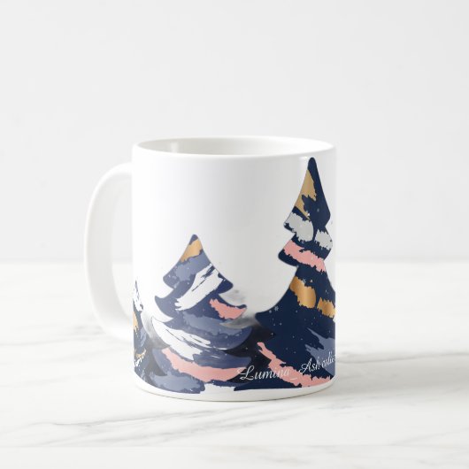 Mug Arbre de Noël Pinus (Devant gauche)