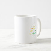 Mug Arbre de Noël Rainbow (Devant droit)